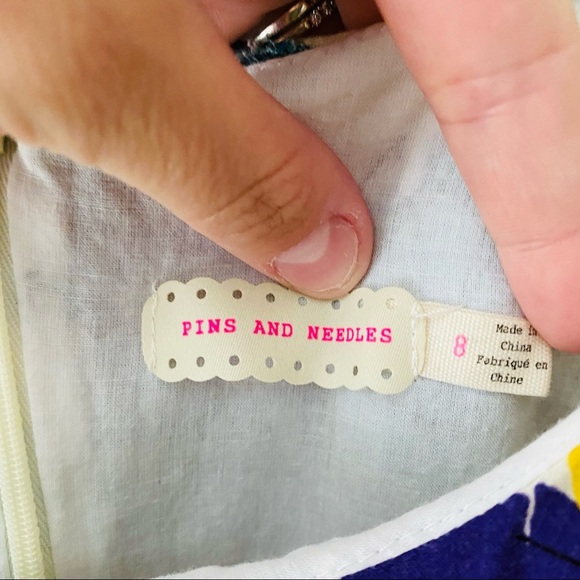 Pins and Needles Floral Print Mini Dress Sz 8 - Picture 5 of 8